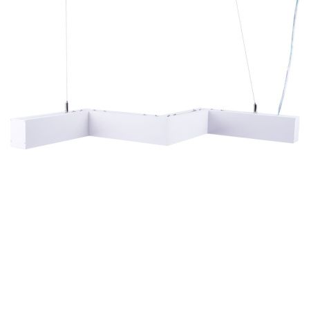 Линейный подвесной светильник Uniel ULO-K19A 30W/4000K/Z30-120 IP40 WHITE