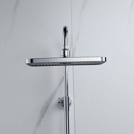 Душевая стойка Raffine F3696 настенная цвет хром