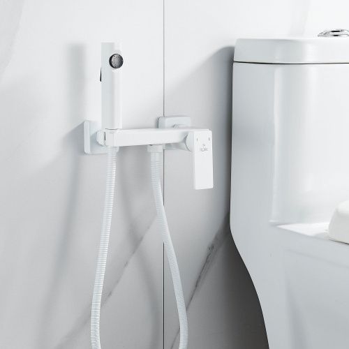 Гигиенический душ со смесителем Rose R1805C-1 белый - фото 5