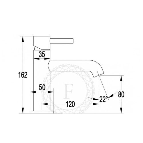Смеситель Filarete Roun FL5020BL на раковину черный - фото 3