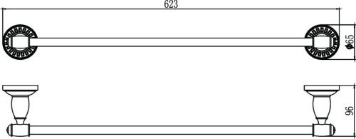 Полотенцедержатель Savol S-606624C - фото 3