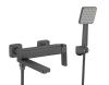 Смеситель для ванны и душа Fmark FS8724-22Q настенный графит