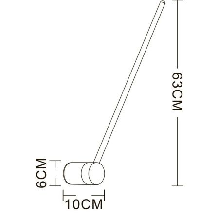Светильник настенный Arte Lamp Polis (Полис) A2027AP-1PB