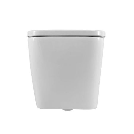 Унитаз подвесной Art&Max Maxima AM010CHR/AM2032SC белый с сиденьем микролифт каскадный смыв