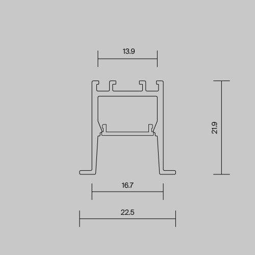 Алюминиевый профиль встраиваемый скрытого монтажа Maytoni Led Strip 632013 - фото 5