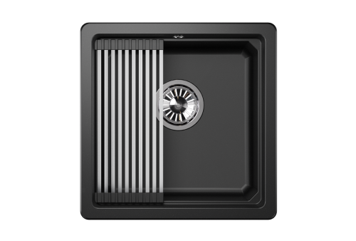 Кухонная мойка Granula Kitchen Space 4501U, ШВАРЦ 45x45 цвет шварц - фото 2