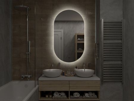 Зеркало с подсветкой Misty Зеркала (сенсорные) ТИТ-02-70/120-14 70х120 подвесное