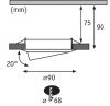 Светильник встраиваемый Paulmann Base LED (Басе ЛЕД) 93424