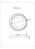 Светильник потолочный Myfar Phoebe (Пхоебе) MR9150-CL