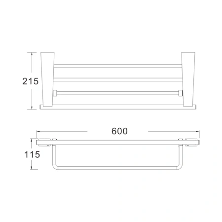 Полка в ванную комнату Shevanik SG57 SG5708