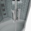 Душевая кабина Niagara Luxe 7744W 120х120 четверть круга с крышей ориентация универсальная