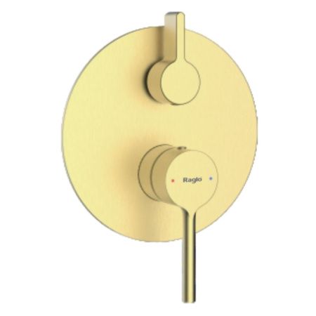Смеситель для ванны и душа Raglo R20 R20.272.03 встраиваемый в стену золото