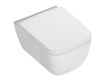 Чаша унитаза подвесная Hatria FUSION Q YXWY01*** цвет белый без сиденья каскадный смыв