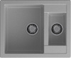 Кухонная мойка Granfest Quadro Q-610K серый 61х50 цвет серый поверхность матовая