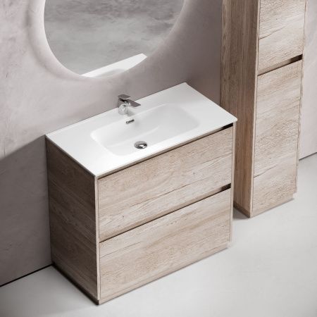 Тумба под раковину Sancos Libra Floor LB90FEG 90х50 напольная цвет коричневый