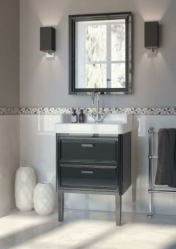 Тумба под раковину Kerama Marazzi POMPEI PO.N.60.2\BLK 60х50 напольная цвет черный - фото 4