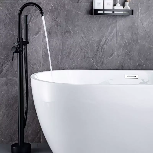 Смеситель BOCH MANN BRAIES Matt black BM8921 напольный черный матовый - фото 4