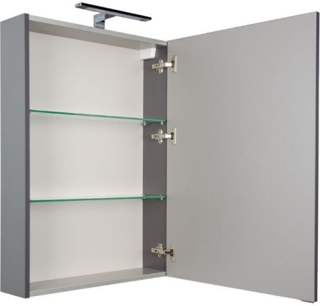 Зеркало-шкаф Aquanet Алвита 00183989 60х17х85 подвесной цвет серый Зеркало-шкаф Aquanet Алвита 00183989 60х17х85 подвесной цвет серый