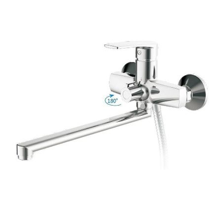 Смеситель для ванны и душа Haiba HB587 HB22587 настенный хром