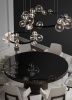Светильник подвесной Delight Collection Art Deco Bubble (Арт Децо Буббле) 8828P/L black/clear