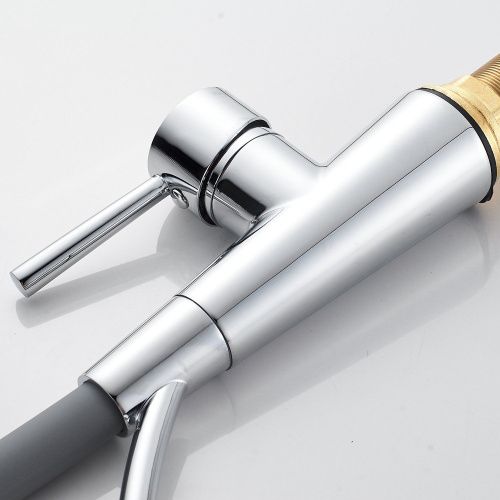 Смеситель для кухни Shevanik S743-9 на мойку хром/серый - фото 5