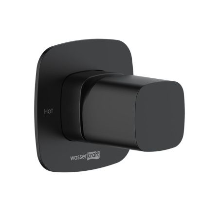 Смеситель для душа Wasserkraft Nuthe 9100 9151 встраиваемый в стену черный