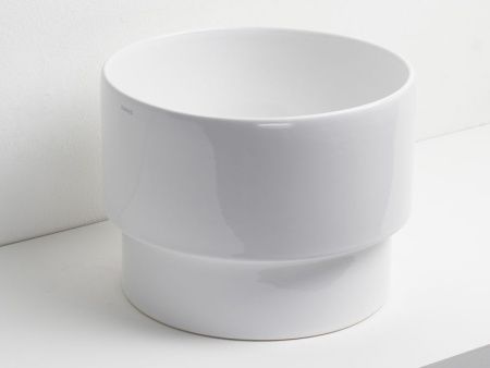 Раковина из сантехнического фаянса Simas PO 03 30х30 накладная цвет белый