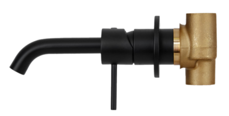 Смеситель для раковины Remer X Style X15PNO встраиваемый в стену черный