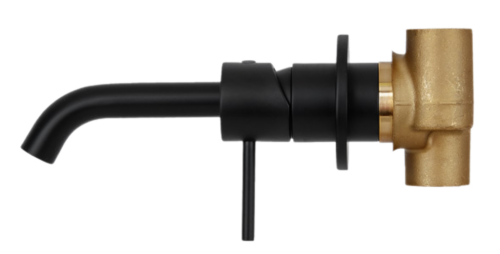 Смеситель для раковины Remer X Style X15PNO встраиваемый в стену черный - фото 3