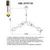 Люстра на штанге Omnilux Savelletri (Савеллетри) OML-93707-08