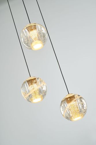 Светильник подвесной Delight Collection MD22001052-3A gold - фото 2