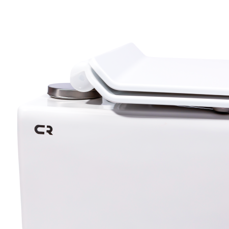 Унитаз подвесной CHARUS EWC700-120W белый с сиденьем микролифт безободковый каскадный смыв