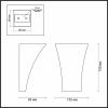 Светильник настенный Odeon Light Giada (Гиада) 3882/1W