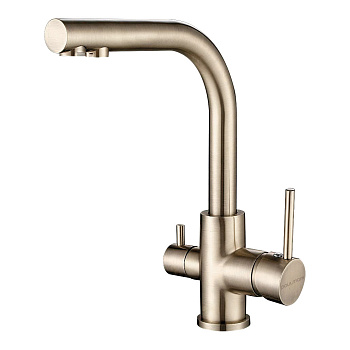 Смеситель для кухни Paulmark ESSEN Es213011-BR на раковину бронза