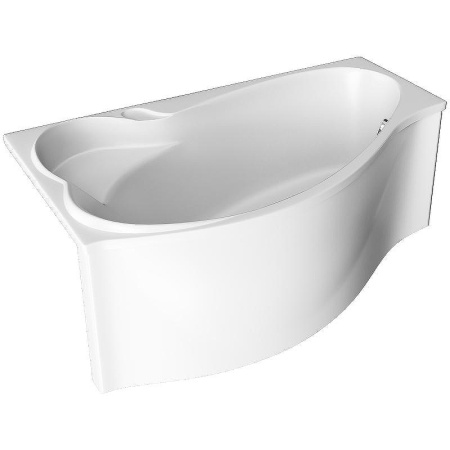Ванна акриловая 1MarKa GRACIA 01гр1590л 150х90 пристенная асимметричная без каркаса