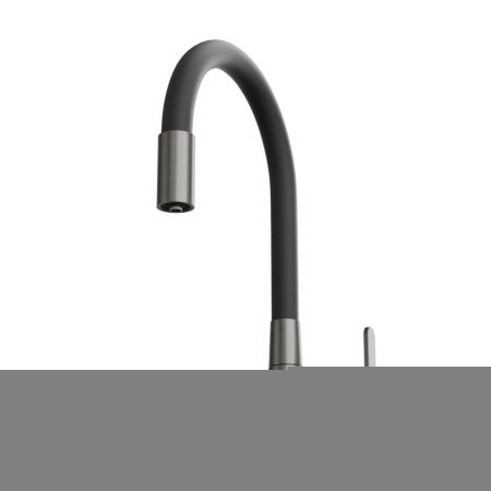 Смеситель для кухни Tokito AISAI TOK-AIS-1019 на мойку вороненая сталь