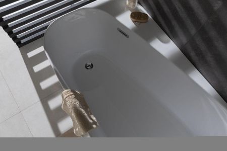 Ванна акриловая Allen Brau Priority 2.31001.20 170х80 отдельностоящая овальная с ножками