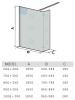 Душевая перегородка WeltWasser WW400 10000002948 100х185 стекло прозрачное профиль хром