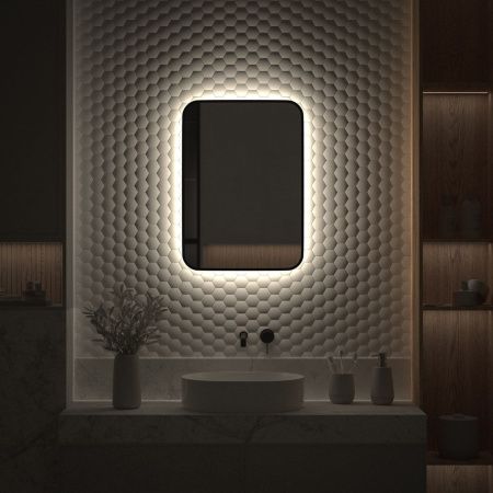 Зеркало с подсветкой Defesto AURA DF 2964 50х70 подвесное
