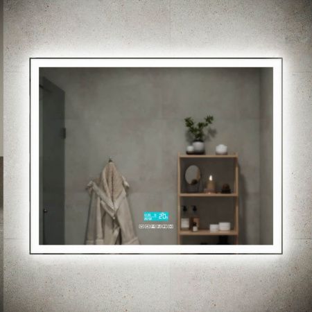 Зеркало с подсветкой и антизапотевателем Sancos City 2.0 CI2.900 90х70 подвесное