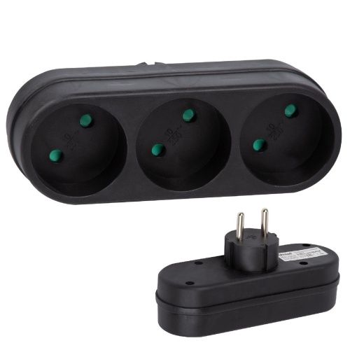 Сетевой разветвитель Uniel S-ES3-16O BLACK - фото 2