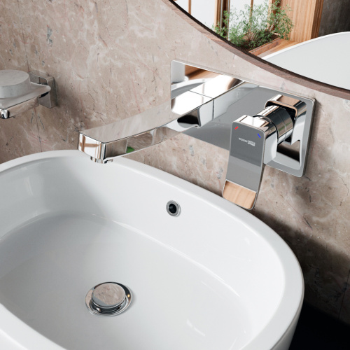 Смеситель WasserKRAFT Aller 1060 10630 встраиваемый хром - фото 2