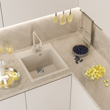 Кухонная мойка Misty Imperial IMP-46х51-02 46х51 цвет бежевый