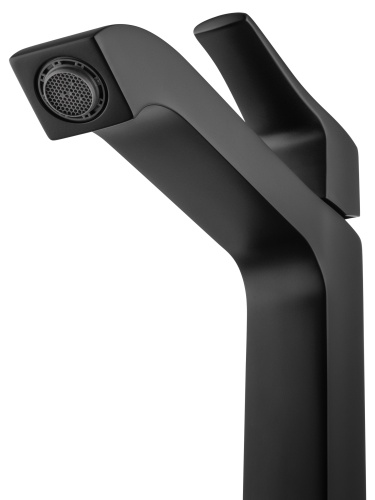 Смеситель Wonzon & Woghand Flex WW-88019072-MB на столешницу черный - фото 3