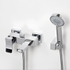 Смеситель для ванны и душа WasserKRAFT Aller 1060 1061 настенный хром