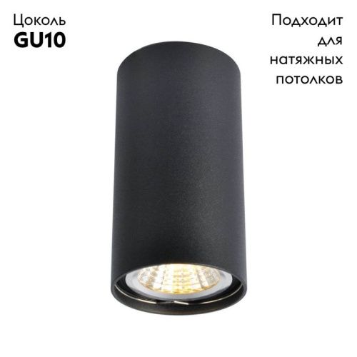 Светильник потолочный Arte Lamp Unix (Уникс) A1516PL-1BK - фото 2