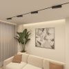 Трековый однофазный светильник Denkirs Edder (Еддер) DK6444-BK