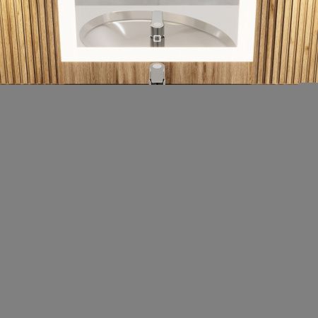 Раковина из искусственного камня Uperwood Comforty 291021038 60х60 над стиральной машиной цвет белый