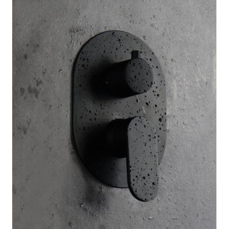 Смеситель для душа AQG Beta 01BET351NG встраиваемый в стену черный