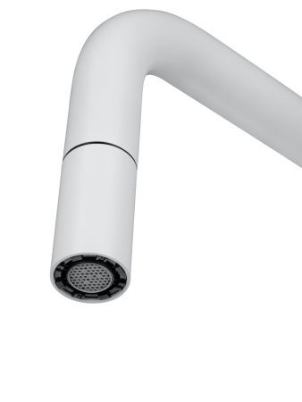 Смеситель для кухни Wonzon & Woghand WW-6018-MW на мойку белый